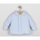 Emile et Rose AW26  Pale Blue Microfibre Jacket with hood and mitts - 9286PB