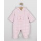 Emile et Rose AW26 Fleece Pramsuit 3D bunny Pale Pink - 1956PP