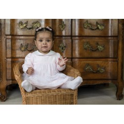 Emile et Rose AW26 Jersey Dress Pale Pink - 8486PP