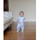 AW26 Emile et Rose Pale Blue Pleated top and trouser set 6522BP AW26 Emile et Rose Pale Blue Pleated top and trouser set 6522BP