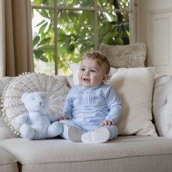 AW26 Emile et Rose Pale Blue Diamond Design trousers and top and hat 6521BP AW26 Emile et Rose Pale Blue Diamond Design trousers and top and hat 6521BP