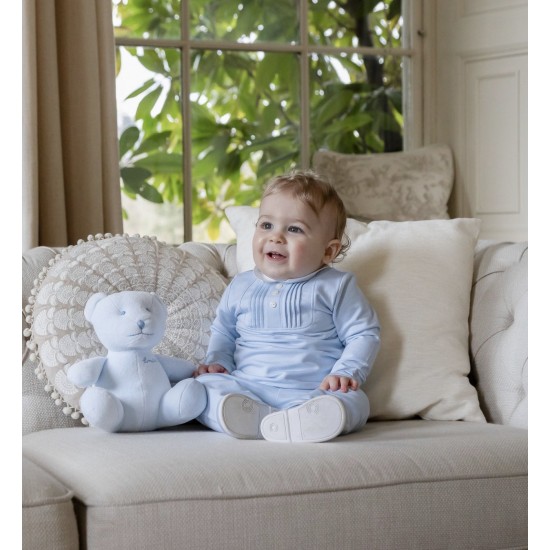 AW26 Emile et Rose Pale Blue Pleated top and trouser set 6522BP AW26 Emile et Rose Pale Blue Pleated top and trouser set 6522BP