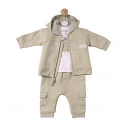Mintini AW26 White/Sage Jog Set 3PC MB7396