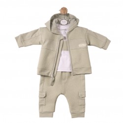 Mintini AW26 White/Sage Jog Set 3PC MB7396