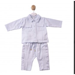 Mintini AW26 Blue Shirt and Trouser Set MB7406