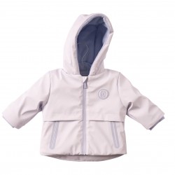 Mintini boy white and pale blue rain jacket MB7267 Mintini boy white and pale blue rain jacket MB7267