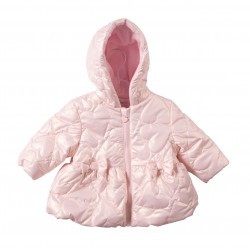 Mintini girls pink quilted jacket MB7279