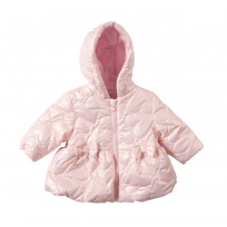 Mintini girls pink quilted jacket MB7279