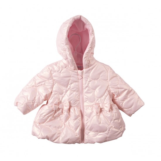 Mintini girls pink quilted jacket MB7279