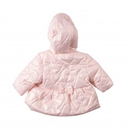 Mintini girls pink quilted jacket MB7279