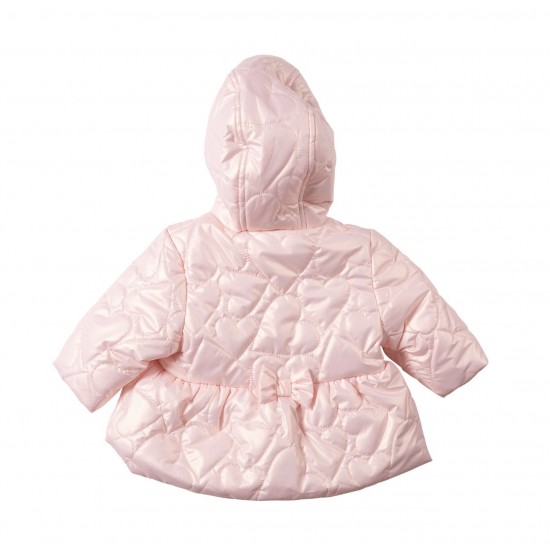 Mintini girls pink quilted jacket MB7279