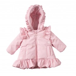 Mintini girls pink rain coat MB7284