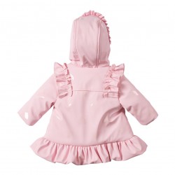 Mintini girls pink rain coat MB7284