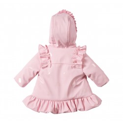 Mintini girls pink rain coat MB7284
