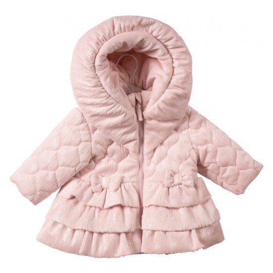 Mintini girls pink quilted jacket MB7285 Mintini girls pink quilted jacket MB7285