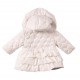 Mintini girls cream quilted jacket MB7286