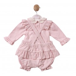 Mintini  AW26 Pink Bloomer Dungaree MB7447