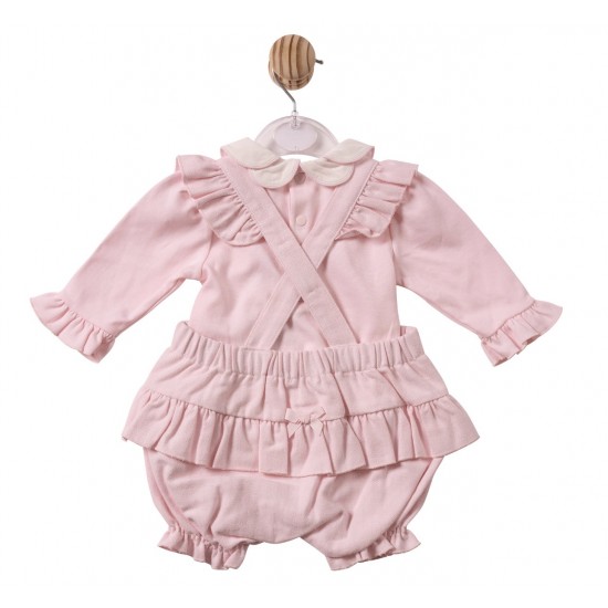 Mintini  AW26 Pink Bloomer Dungaree MB7447