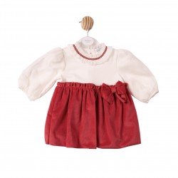 Mintini AW26 Ivory/Red Dress MB7490 Mintini AW26 Ivory/Red Dress MB7490