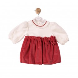 Mintini AW26 Ivory/Red Dress MB7490 Mintini AW26 Ivory/Red Dress MB7490