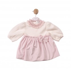 Mintini AW26 Dress Ivory/pink MB7483 Mintini AW26 Dress Ivory/pink MB7483