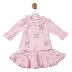 Mintini AW26 Pink Top and Skirt MB7495 Mintini AW26 Pink Top and Skirt MB7495