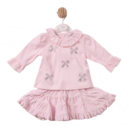 Mintini AW26 Pink Top and Skirt MB7495 Mintini AW26 Pink Top and Skirt MB7495