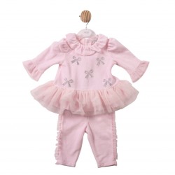 Mintini AW26 Pink Top and Tutu Leggings MB7478 Mintini AW26 Pink Top and Tutu Leggings MB7478