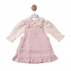 Mintini AW26 Pink Top and Pinafore MB7449 Mintini AW26 Pink Top and Pinafore MB7449