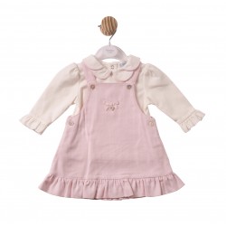 Mintini  AW26 Pink Top and Pinafore MB7449