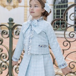 Naxos girls light blue blazer 7880