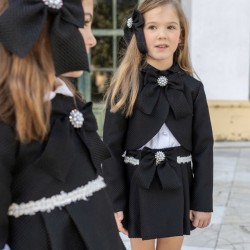 Naxos girls black blazer 7885