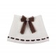 Naxos girls white skirt with beige bow 7855 Naxos girls white skirt with beige bow 7855