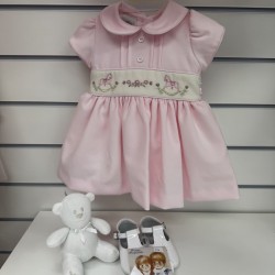 Pretty Originals AW26 Girls Pink Dress with short sleeves - BD2425E