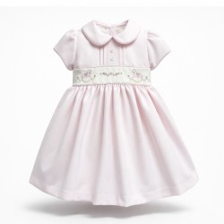 Pretty Originals AW26 Girls Pink Dress with short sleeves - BD2425E Pretty Originals AW26 Girls Pink Dress with short sleeves - BD2425E