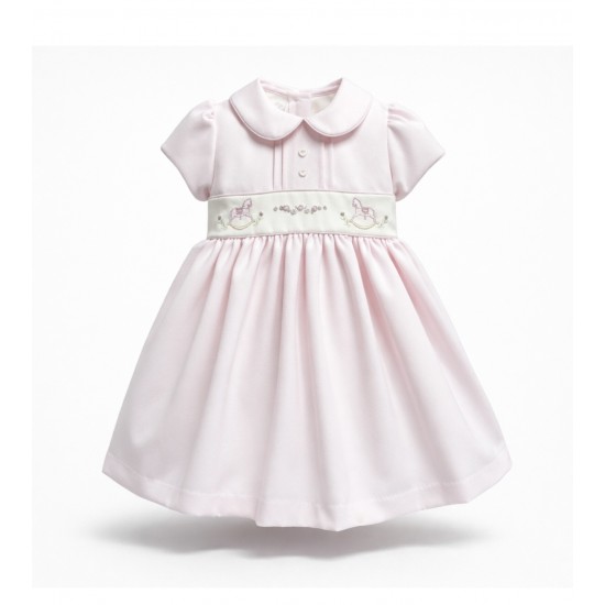 Pretty Originals AW26 Girls Pink Dress with short sleeves - BD2425E