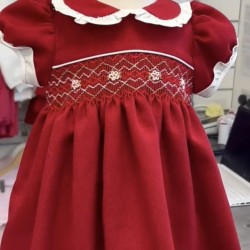Pretty Originals red smock dress BD02412 Pretty Originals red smock dress BD02412