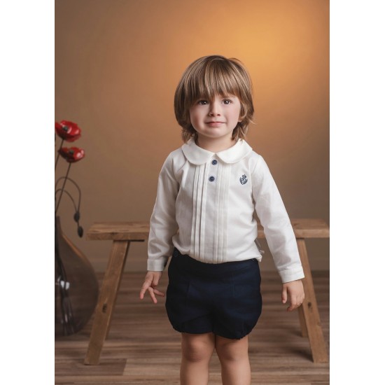Rochy boys navy/white shorts set 26468
