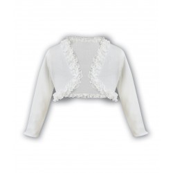 AW26 Sarah Louise ivory bolero 006675