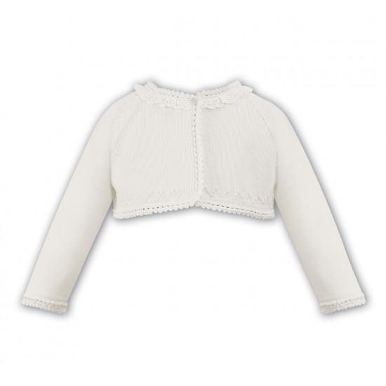 Sarah Louise white embroidered cardigan 006686 Sarah Louise white embroidered cardigan 006686