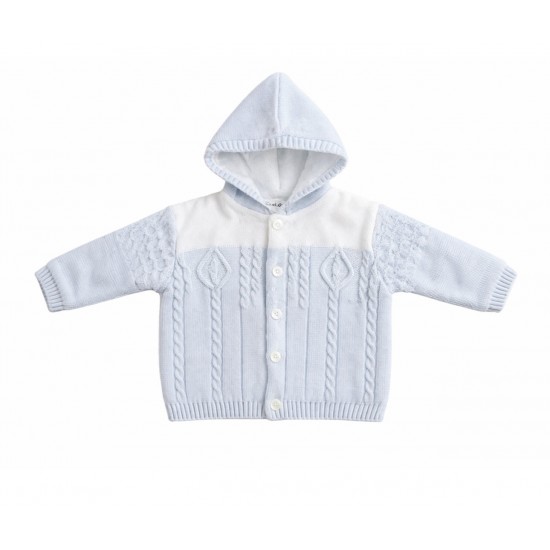 Sarah Louise boys pale blue/white knitted cardigan 008273 Sarah Louise boys pale blue/white knitted cardigan 008273