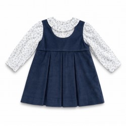 AW26 Sarah Louise Navy Pinafore 014983 AW26 Sarah Louise Navy Pinafore 014983