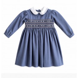AW26 Sarah Louise Navy Dress 013985-3