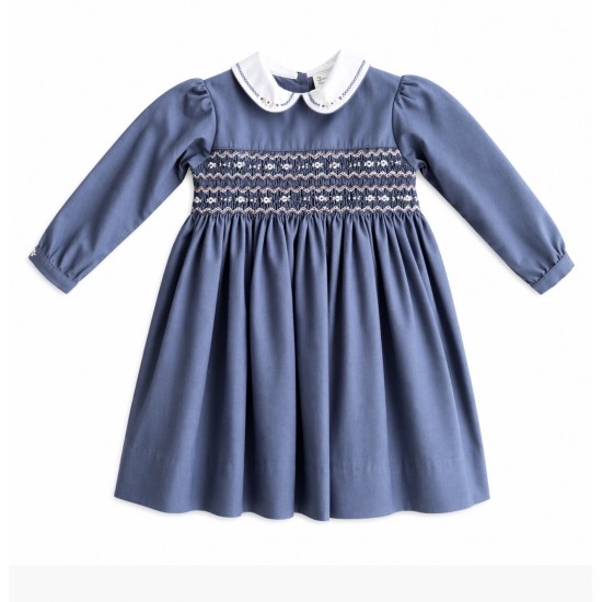 AW26 Sarah Louise Navy Dress 013985-3