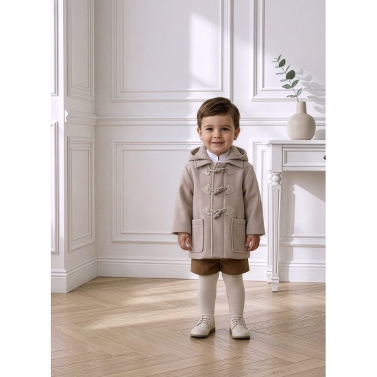 Miranda AW26 - Beige Boys Jacket -0160 Miranda AW26 - Beige Boys Jacket -0160