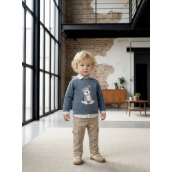 Miranda AW26 - Beige Boys trousers-shirt-jumper -1103