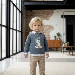 Miranda AW26 - Beige Boys trousers-shirt-jumper -1103