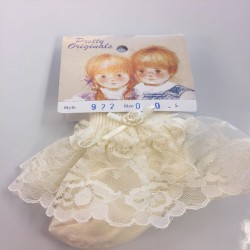 Pretty Originals Girls Cream Lace Frill Ankle Sock SX00922 Pretty Originals Girls Cream Lace Frill Ankle Sock SX00922