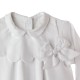 Baby Gi White Babygrow with Bow 