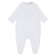 Blues Baby White Velour Teddy Bear Sleeper BB1109W